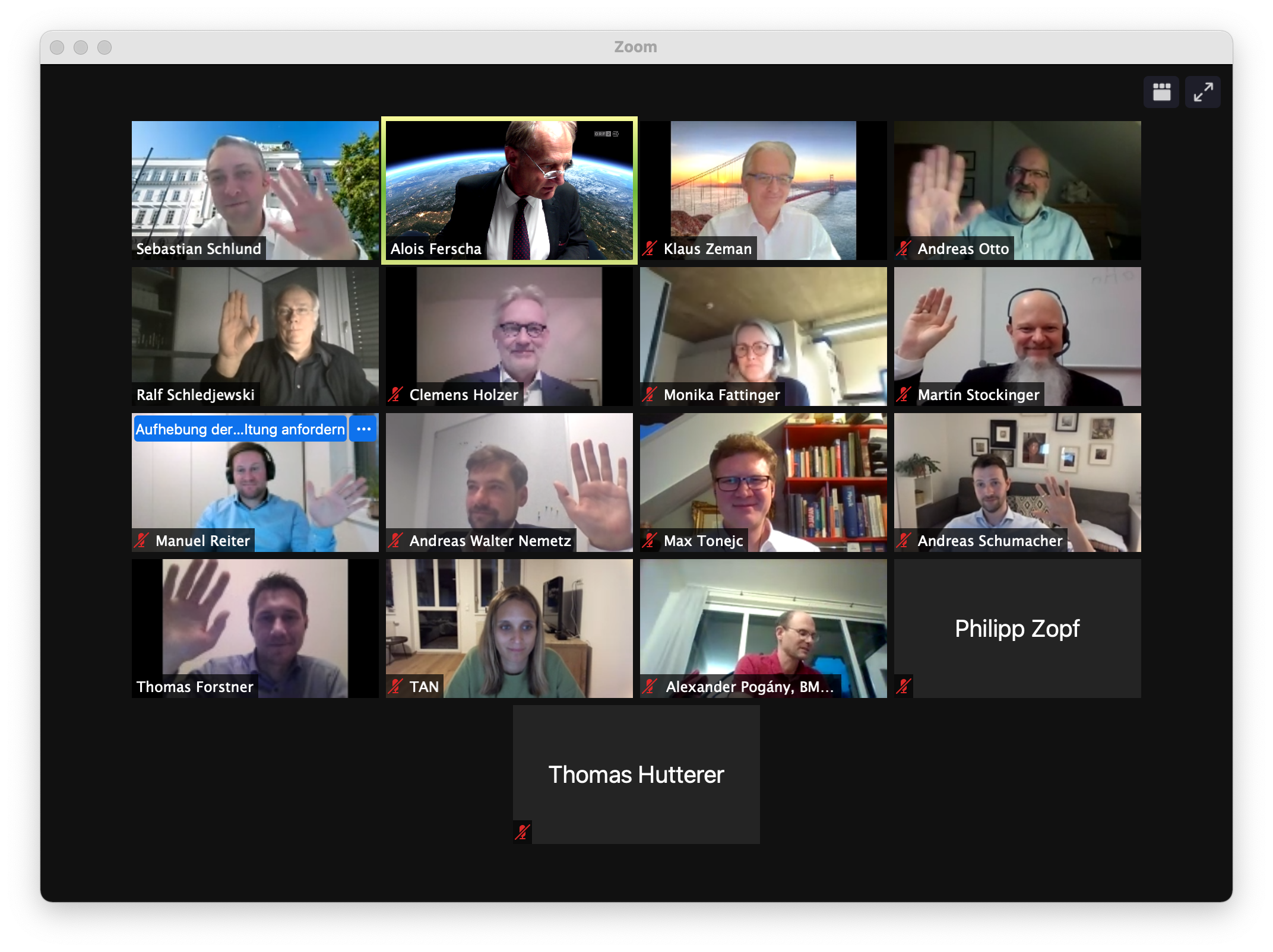 Virtuelle Verleihung Doktoratspreis 2020